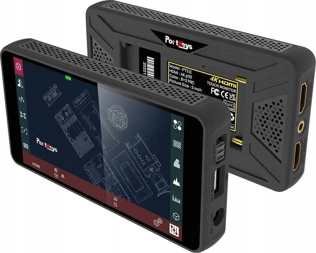 Монитор Portkeys PT5 II, 5\", 4K HDMI, на допир