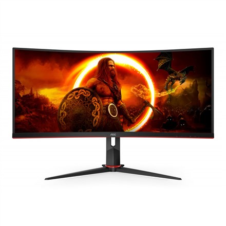 Монитор AOC Гејминг CU34G2XP/BK, 34\", WQHD, 180Hz, црн