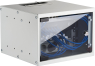 Kabinet muror rack EFB Elektronik 10", 4U, thellësi 300 mm, gri