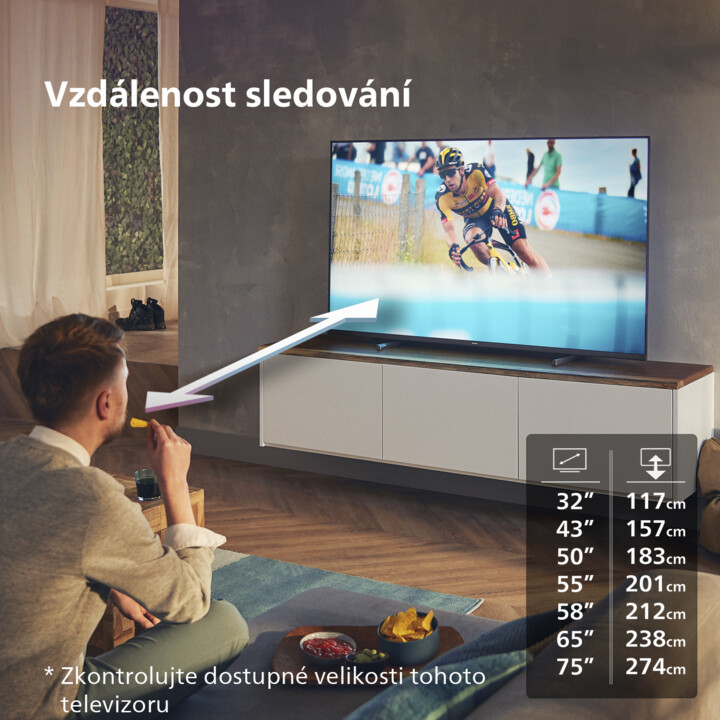Televizor Philips 50PUS7608, 50" (126cm), 4K UHD, i zi
