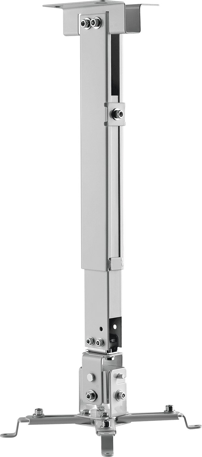 Држач за проектор без марка, ѕиден и тавански монтажен, со прилагодлива рака, 20kg, сребрен