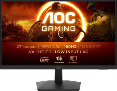 Monitor AOC 27G15N2, 27", FHD, 180Hz, i zi