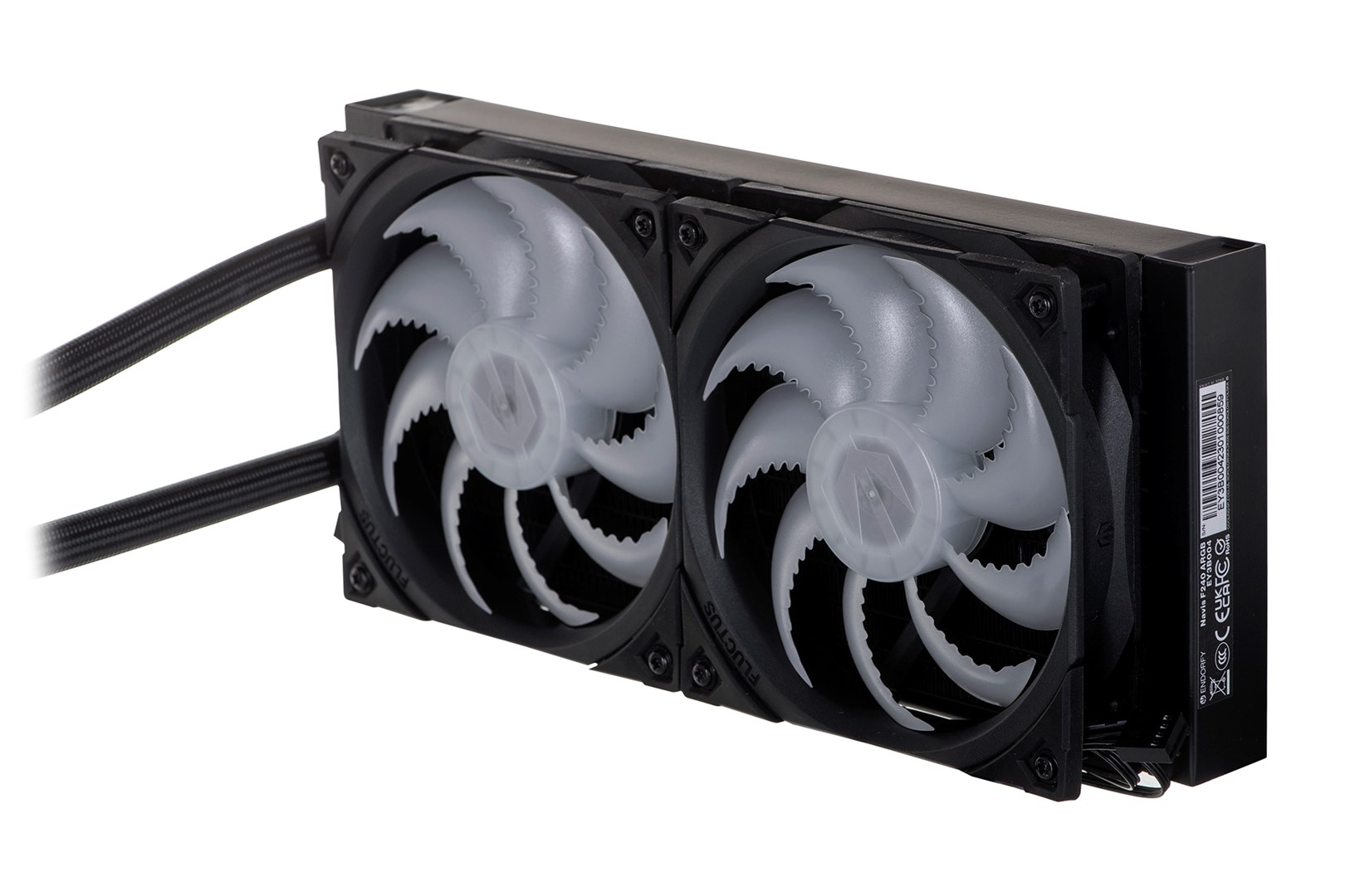 Ftohës me ujë Endorfy Navis F240 ARGB, 24 cm, i zi