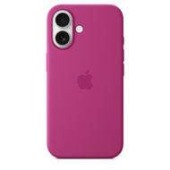 Apple iPhone 16 Silicone Case with MagSafe, Fuchsia (Seasonal)