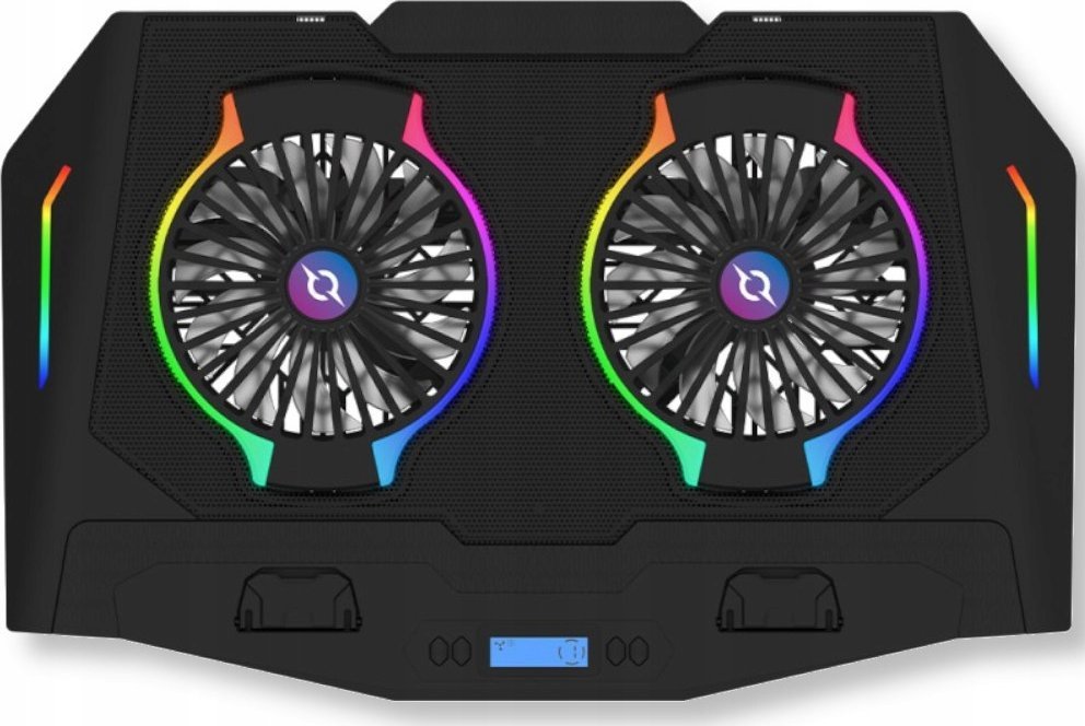 Ftohës laptopi AQIRYS Pluto, për 17", me RGB, i zi