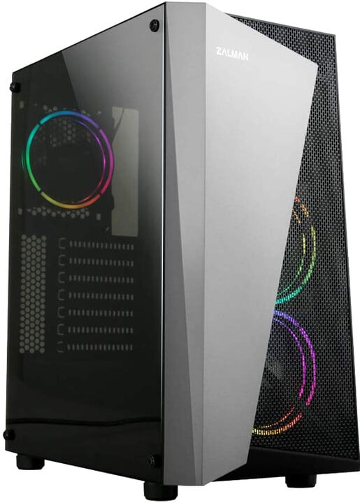 Kasë kompjuterike Zalman S4 Plus, e zezë