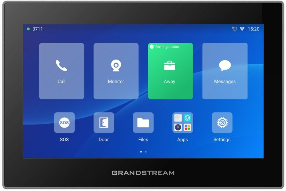 Interkom Grandstream GSC3575, ekran me prekje 7", Wi-Fi 6, Bluetooth 5.0, i zi