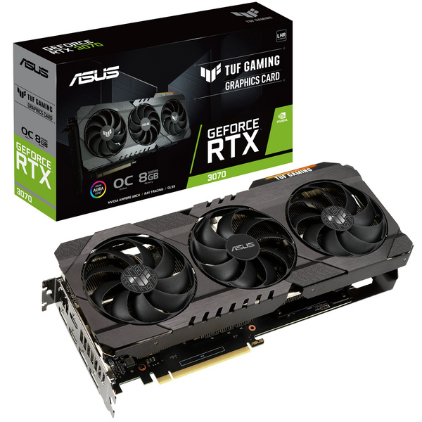 Kartelë grafike ASUS TUF Gaming TUF-RTX3070-O8G-V2-GAMING NVIDIA GeForce RTX 3070 8 GB GDDR6