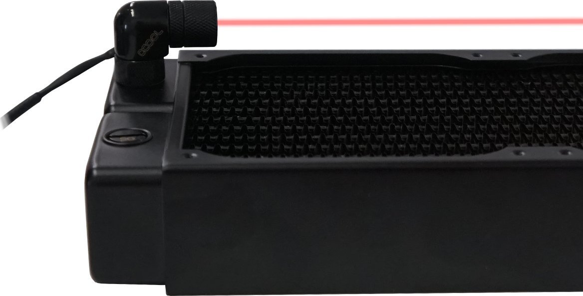 Fitting me lazer Alphacool Eiszapfen, G1/4, konektor 4 pin Molex, i argjendtë