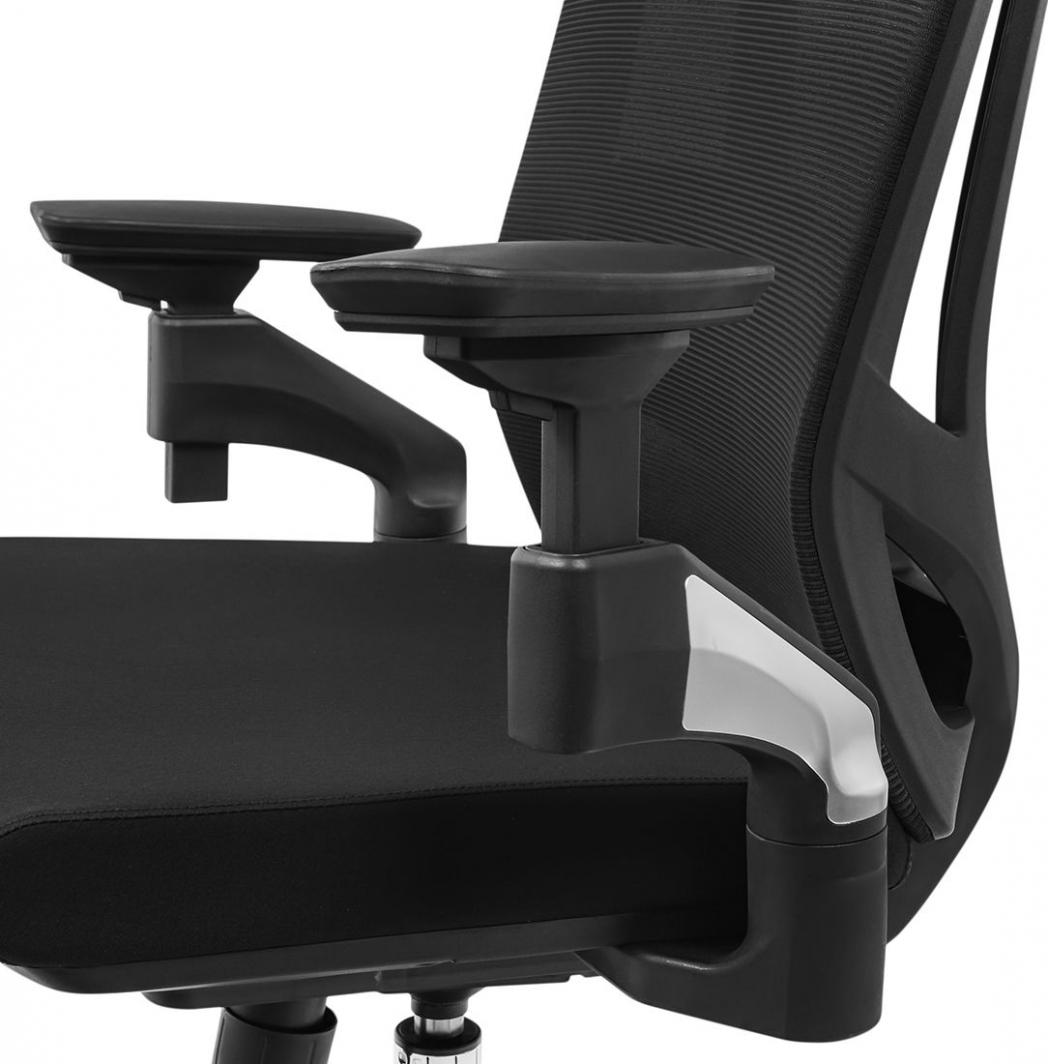 Karrige për zyrë Spacetronik GERD, e zezë