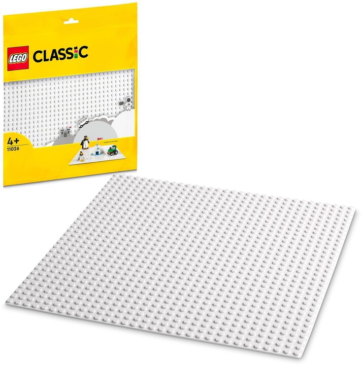Pad ndërtimi LEGO® Classic 11026, 1 copë, i bardhë