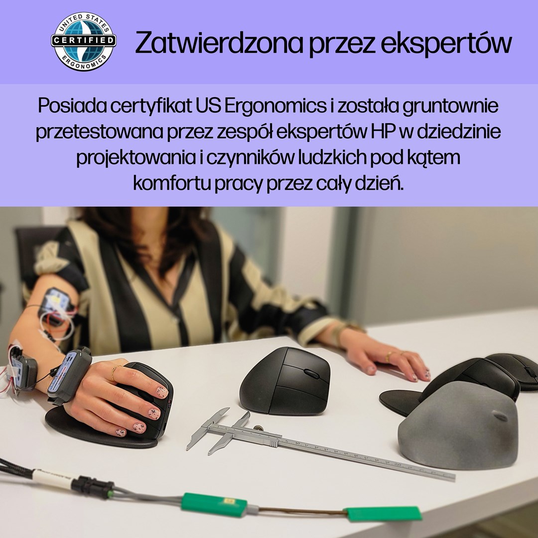 Maus HP 920, Bluetooth + USB Type-A, ergonomik, i zi