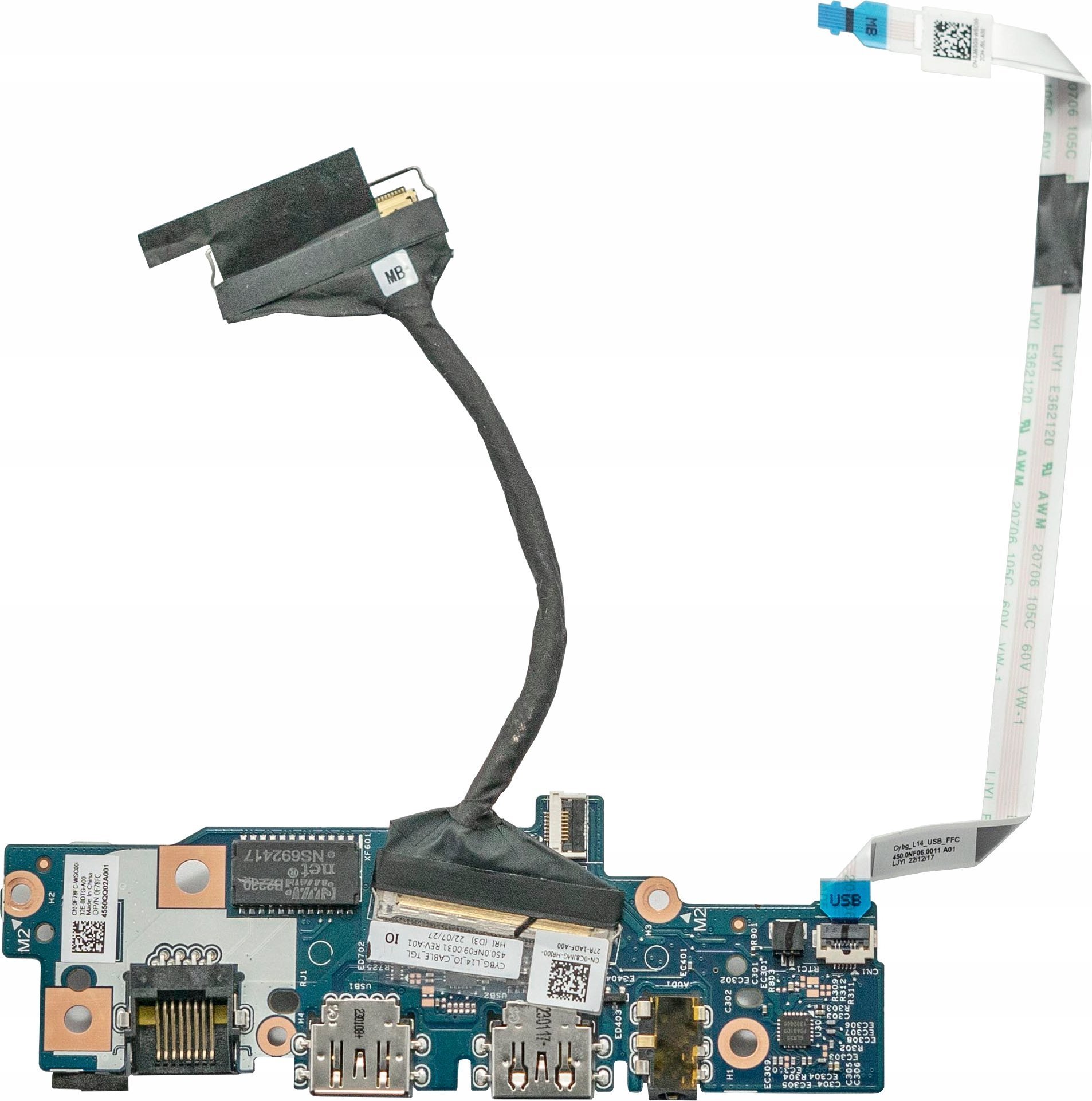 Pllakë I O anësore Dell Right side Daughterboard, për laptop, origjinale