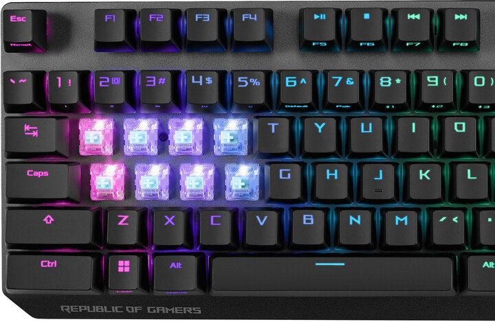 Tastierë ASUS ROG STRIX Scope NX Deluxe, ROG NX Red, US