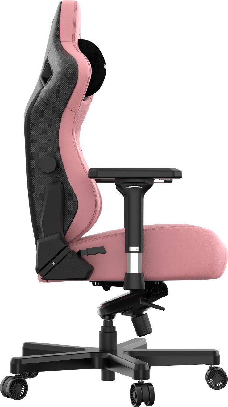 Karrige lojërash AndaSeat Kaiser 3 Series Premium L, ergonomike, rozë krem