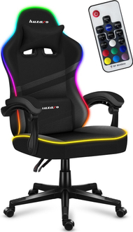 Karrige gaming Huzaro Force 4.4 RGB, LED, e zezë