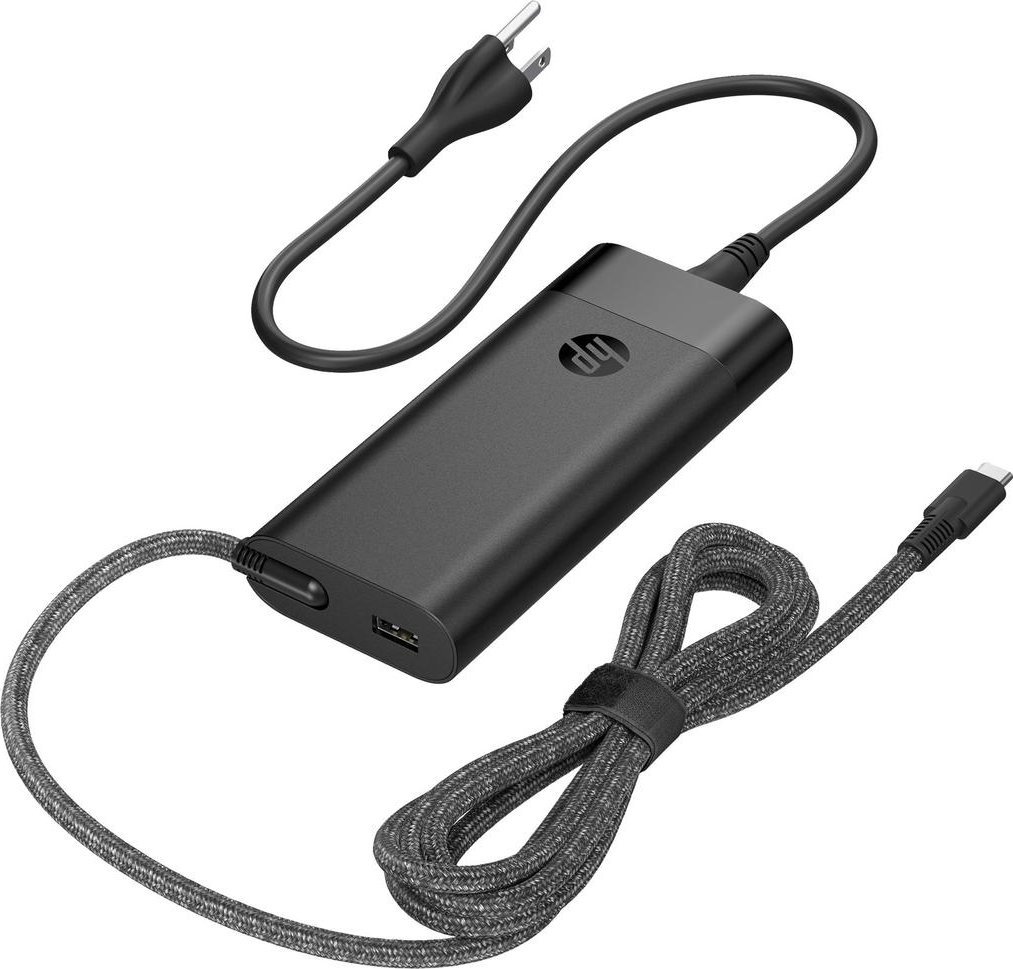 Karikues laptopi HP 110W USB C, 100W, port USB A 10W, i zi