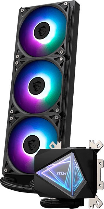 Ftohës me ujë MSI MAG CoreLiquid I360 (306-7ZW8A11-C24), 2350rpm, 32.8dBa, 70.7CFM, ARGB, 360mm
