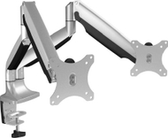 Mbajtëse për monitor ICY Box IB-MS504-T, 32'', 2 monitora, e argjendtë