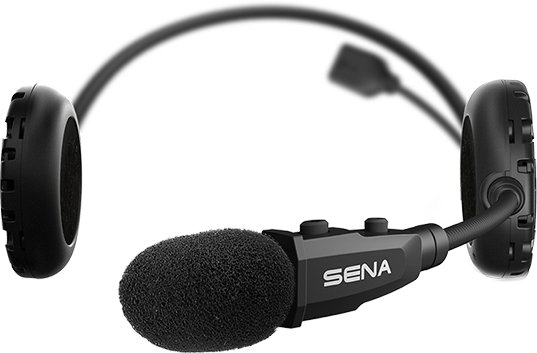 Sistem за комуникација за мото Sena 3S Plus Boom, Bluetooth 4.1, интерком 400m, црн