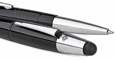 Stilolaps stylus Wedo Pioneer 2 in 1, majë për touchscreen, bojë blu, i zi