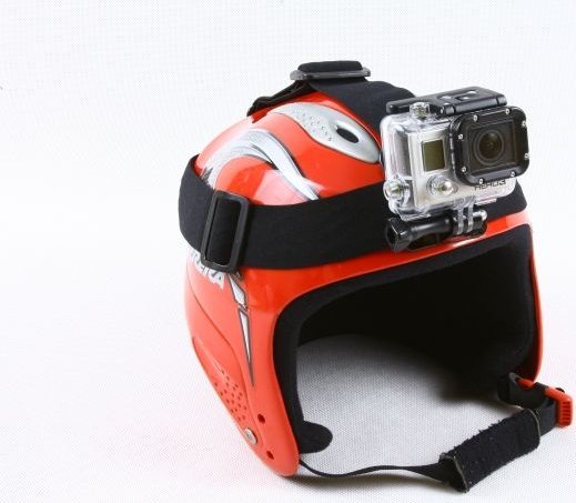 Rrip koke për kamerë aksion XREC Head Strap Mount, i rregullueshëm, i zi