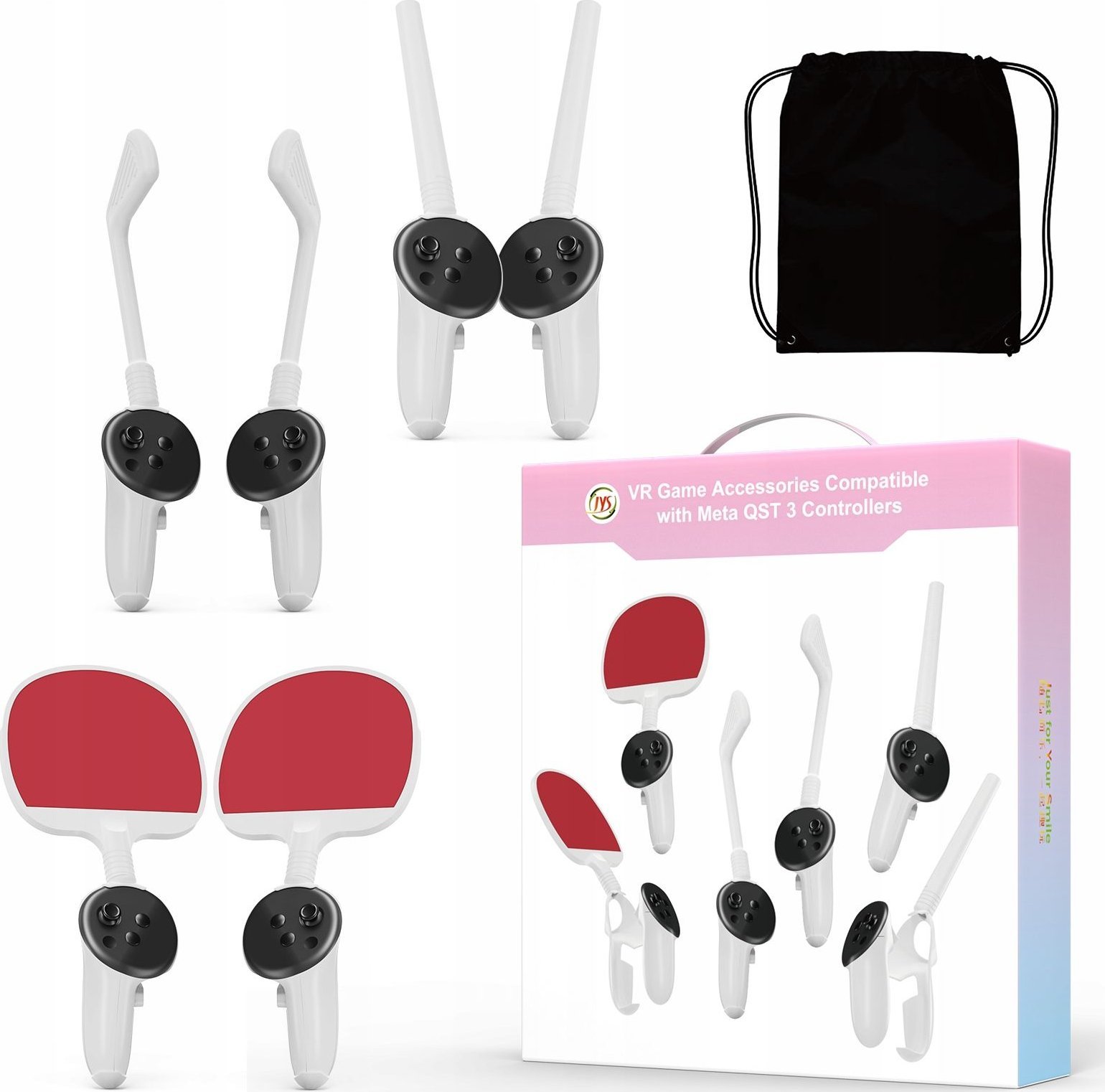 Set aksesorësh VR JYS JYS-MQ009, 9 në 1, për Meta Quest 3