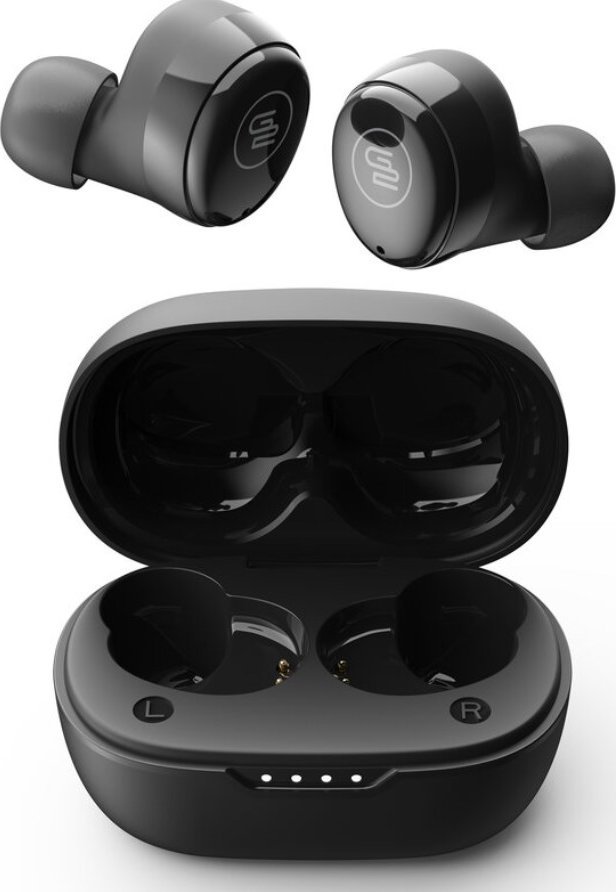 Kufje pa tela GoGEN Buddies Evo 2, True Wireless, Bluetooth, të zeza