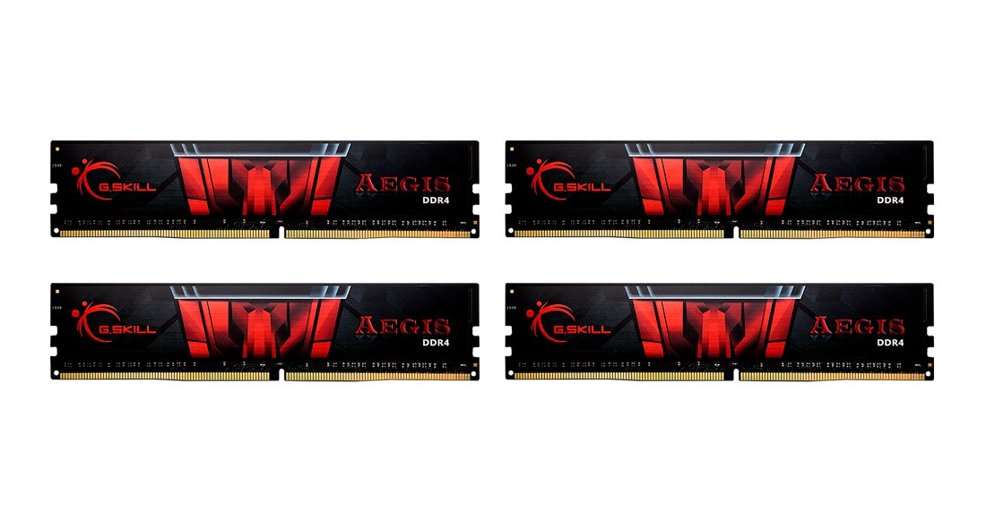 Memorie RAM G.Skill Aegis F4-3200C16Q-32GIS 32 GB (4 x 8 GB) DDR4 3200 MHz