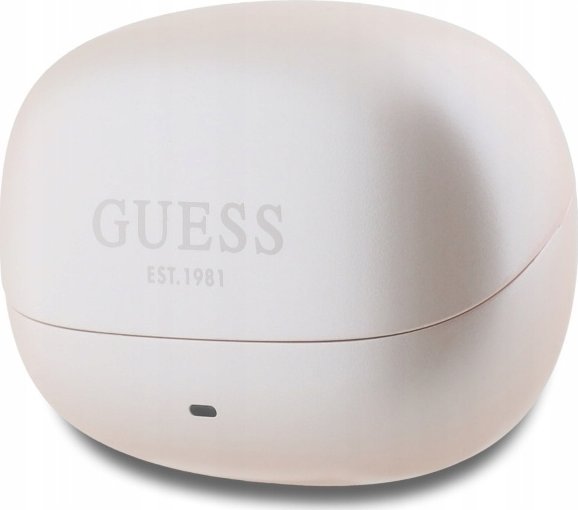 Kufje Bluetooth Guess GUTWST88MCTGP TWS, me stacion karikimi, rozë
