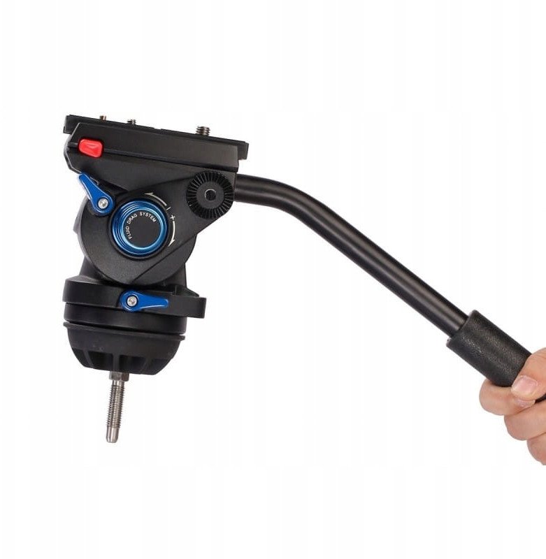 Трипод за видео Leofoto VT-20+LF-75, капацитет на товар 20 kg, алуминиум, црн