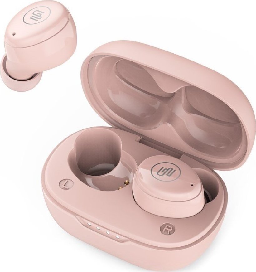 Kufje wireless in ear GoGEN TWS BUDDIES Evo 2, Bluetooth, 7 orë bateri, rozë pudër