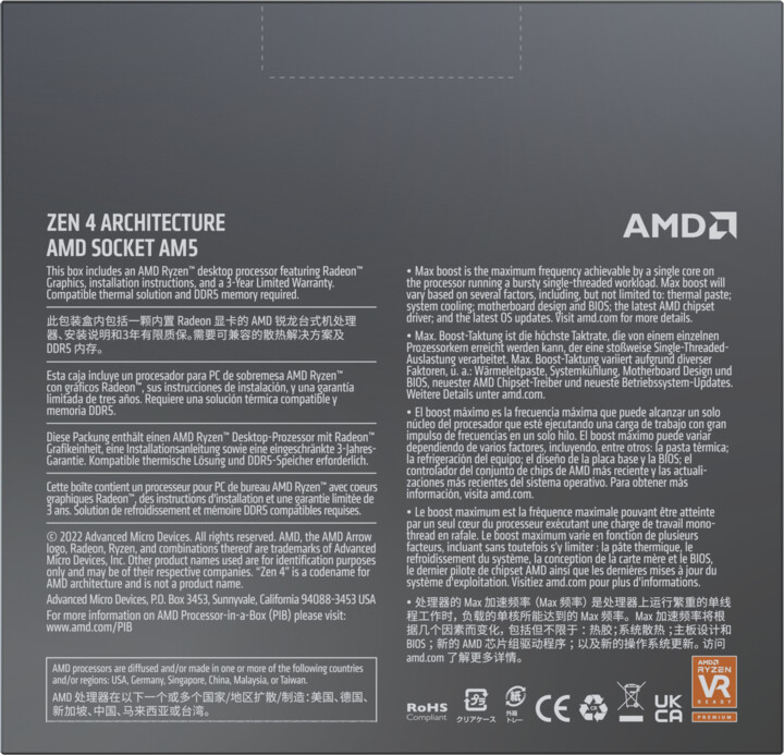 Procesor AMD Ryzen 9 7900X