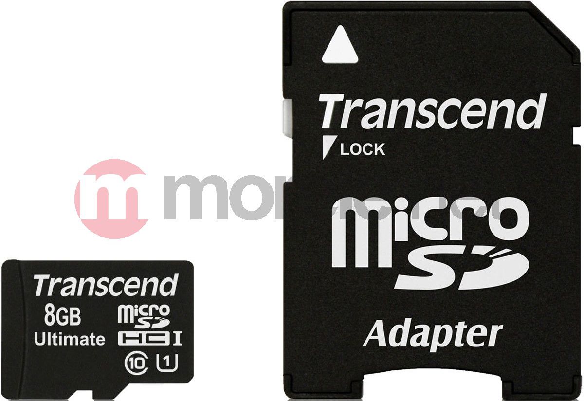 Kartë memorie Transcend Ultimate 600x MicroSDHC, 8GB, Class 10