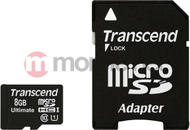 Kartë memorie Transcend Ultimate 600x MicroSDHC, 8GB, Class 10