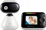 Monitor bebe Motorola PIP1200, ekran 2.8", komunikim dykahësh, i bardhë