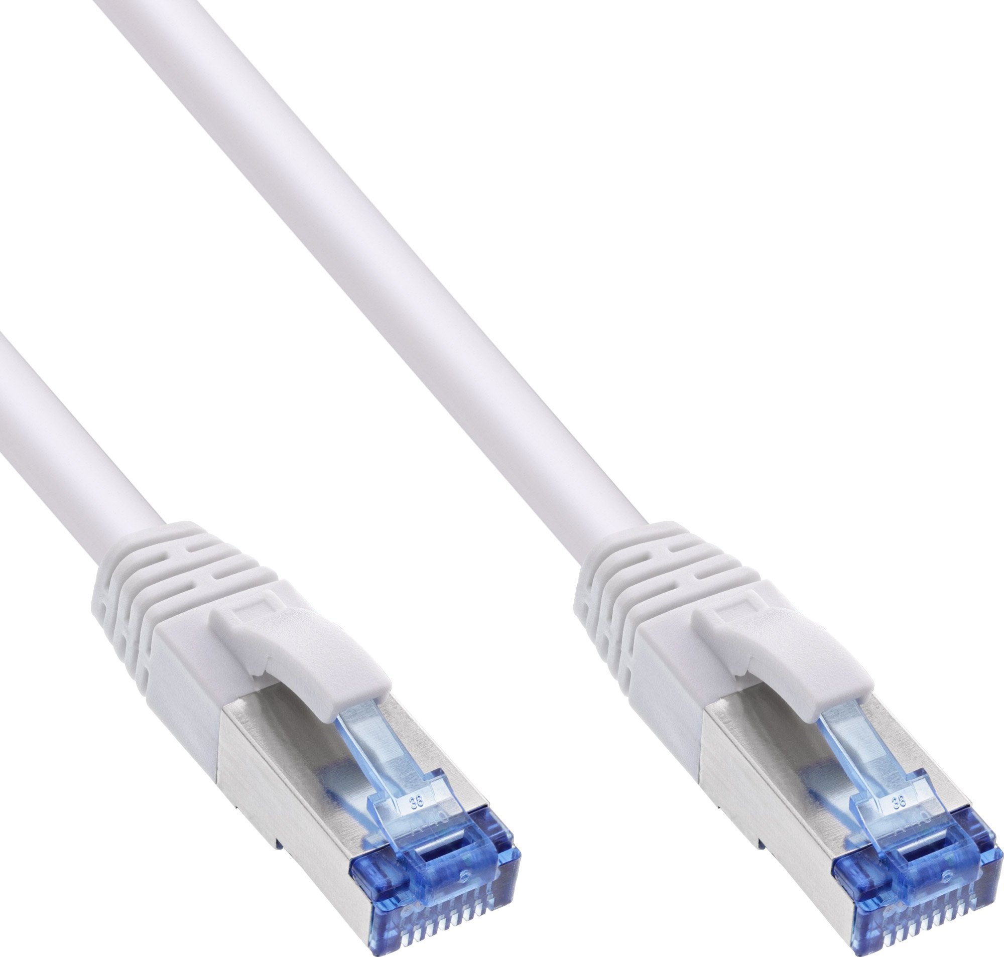 Kabllo rrjeti InLine Patch Cable Cat.6A, 2m, S/FTP, e bardhë