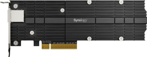 Kontrollues Synology PCIe 3.0 x8 - 2x M.2 PCIe NVMe + 10Gbe Ethernet (E10M20-T1)