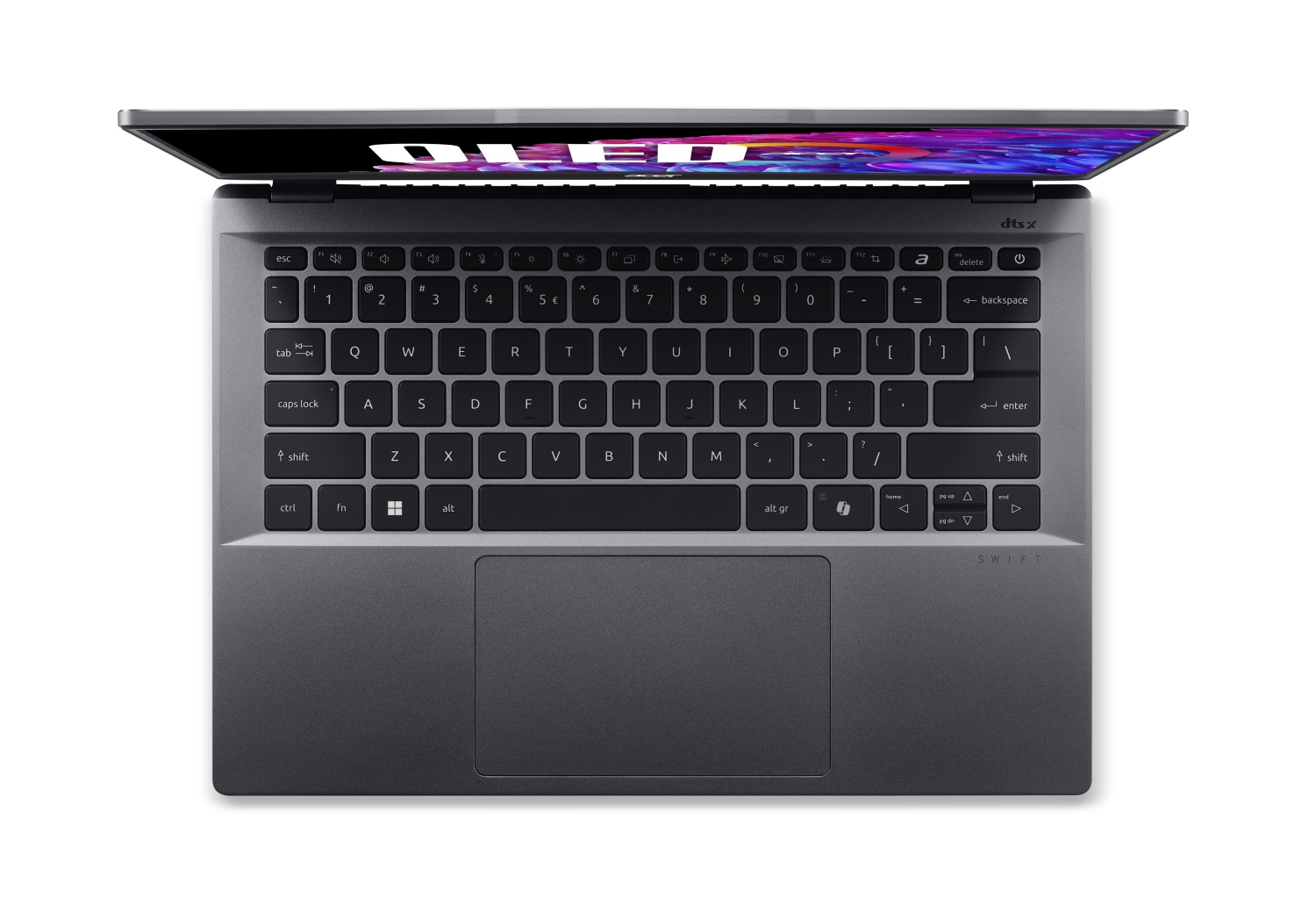 Laptop ACER Swift Go 14 SFG14-63, Ryzen 7-8845HS, 14" WQ2.8K OLED, 32GB, 1TB SSD, i hirtë