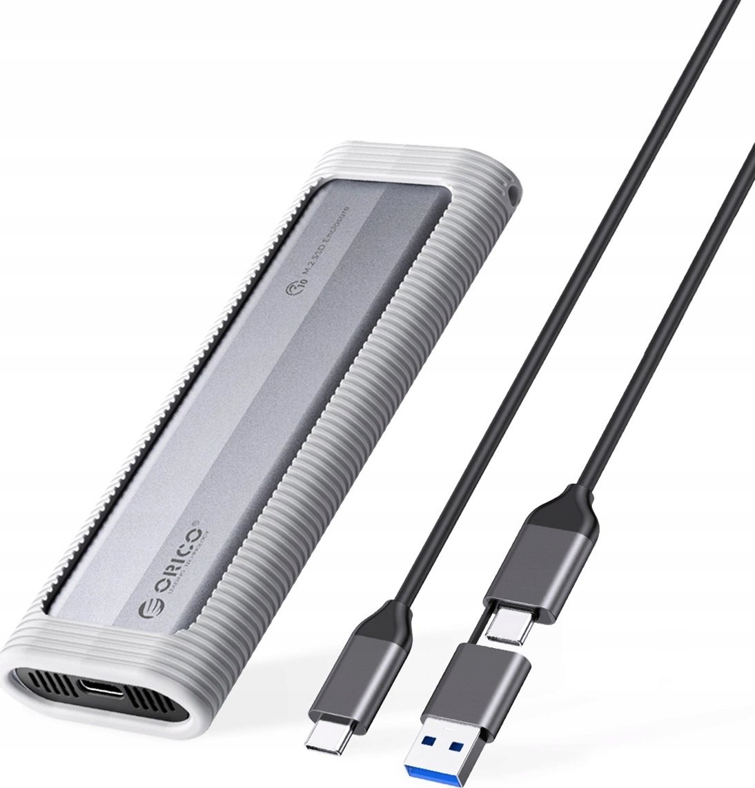 Надворешно куќиште Orico AXM2-G2-V1 M.2 NVMe, USB-C 10Gb/s, до 8TB, сиво
