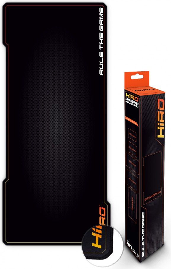 Mousepad gaming Hiro U005L, 900x400mm, tekstil, i zi