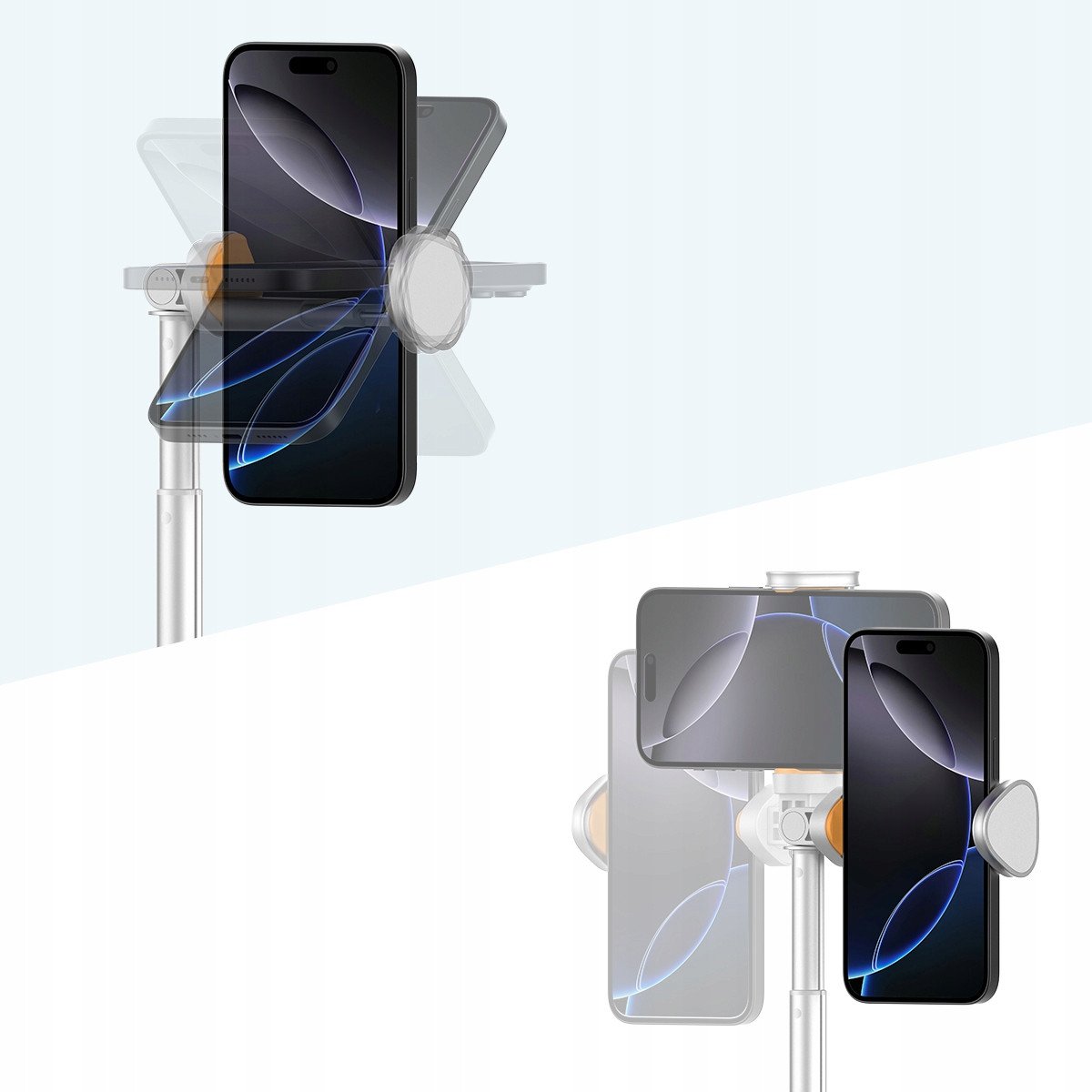 Selfie stick tripod Tech-Protect L09S, Bluetooth, me telekomandë, i bardhë