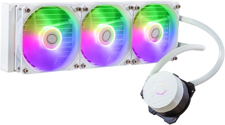 Ftohës Cooler Master MasterLiquid ML360L Core ARGB, i bardhë