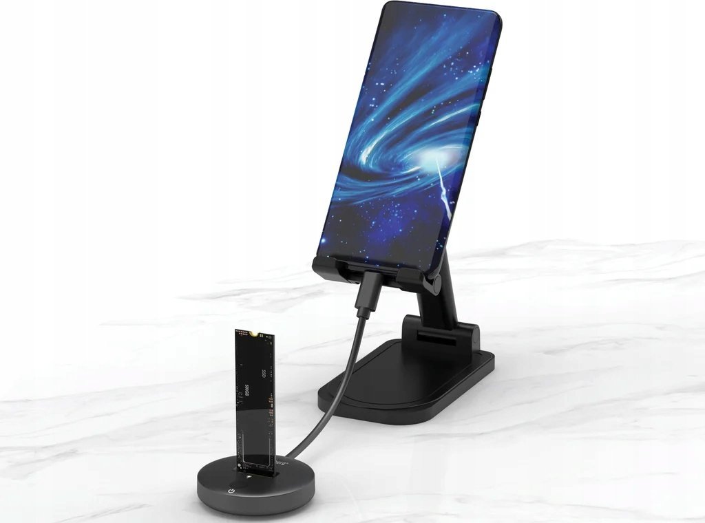 Dok USB Sandberg USB 3.2 për SSD M.2 NVMe, 10 Gbps, i zi