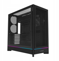 Kuti kompjuteri Montech HS01, Mid Tower, ARGB, e zezë