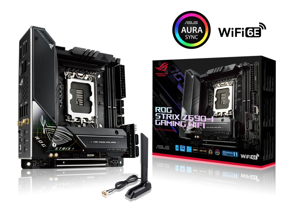 Pllakë amë ASUS ROG-STRIX-Z690-I-Gaming-WiFi Intel Z690 LGA 1700 mini ITX