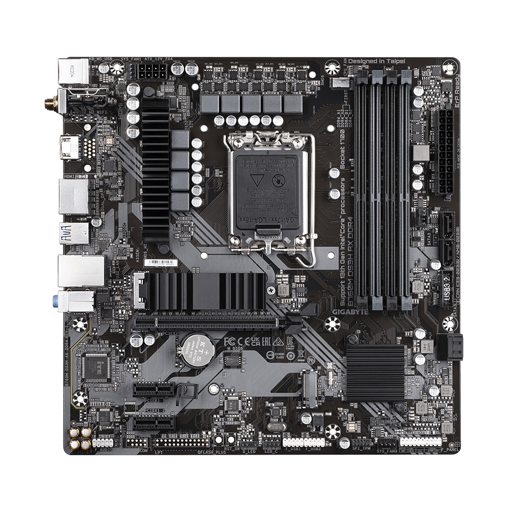 Pllakë amë GIGABYTE B760M DS3H AX DDR4