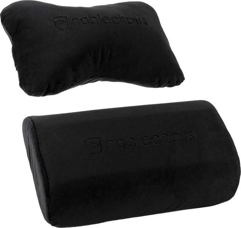 Комплет гејминг перници noblechairs Pillow Set, ергономски, 2 парчиња, црна