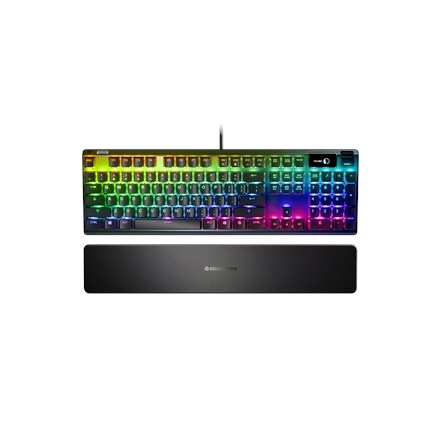Tastierë SteelSeries Apex 7, Gaming, QWERTY US, e zezë