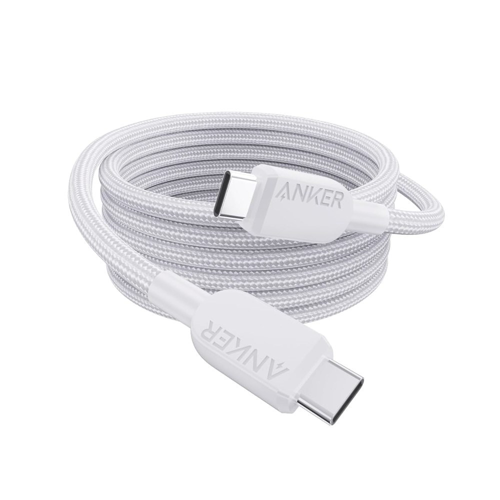 Kabllo USB-C Anker, 240W, 1.8m, e bardhë
